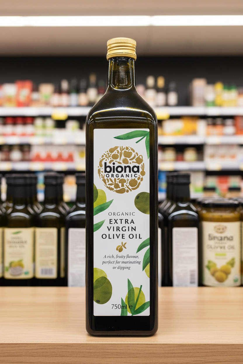 Biona Olive Oil - Extra Virgin - EU Origin Organic - 750ml