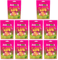 10 x Jealous Sweets Fizzy Lips   Share Bag - 125g