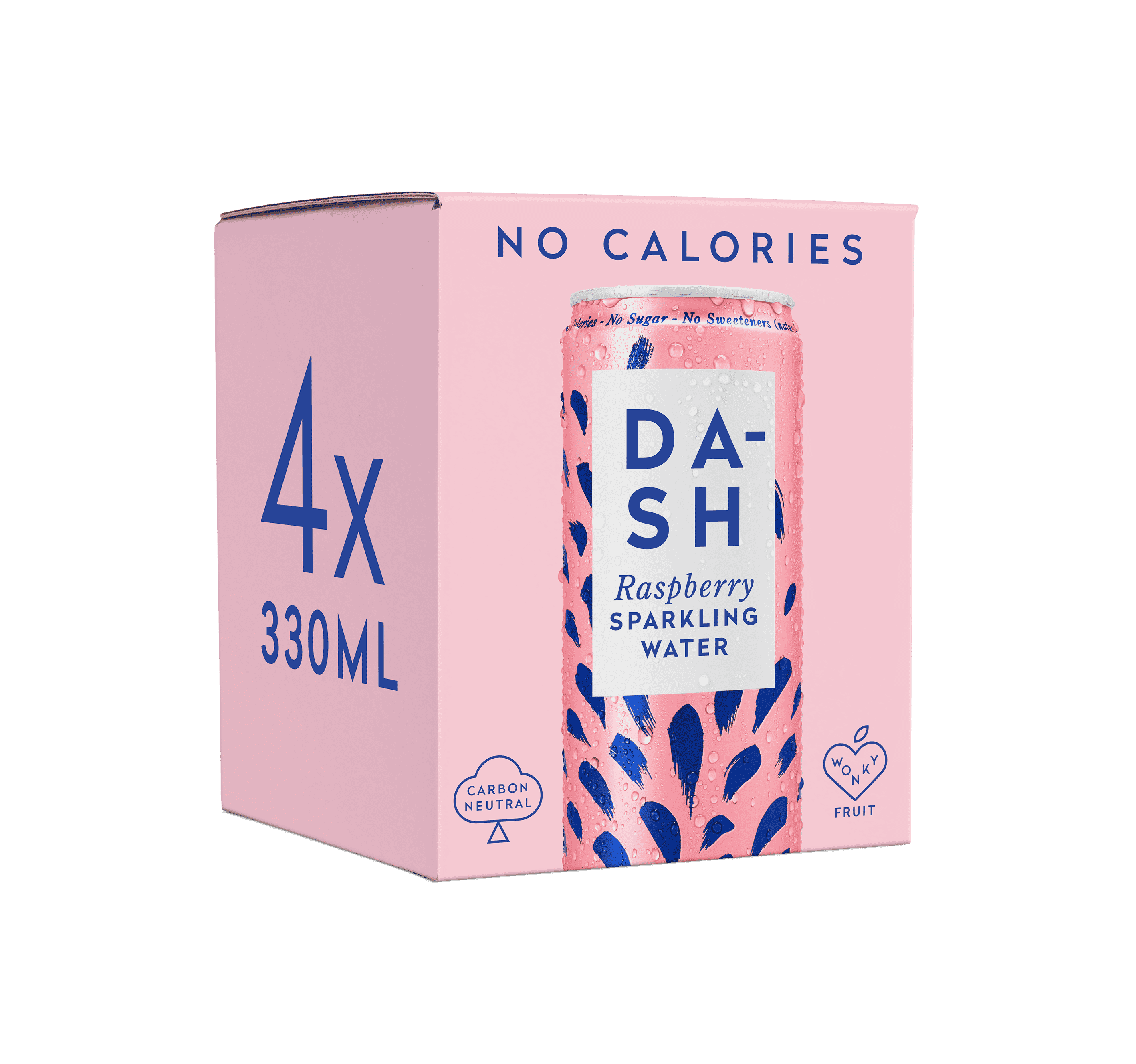 6 x Dash Water Sparkling Raspberry Multipack - 4x330ml