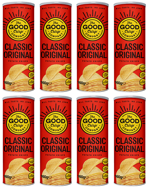 8 x The Good Crisp Company Original - 160g