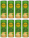 8 x The Good Crisp Company Sour Cream & Onion - 160g