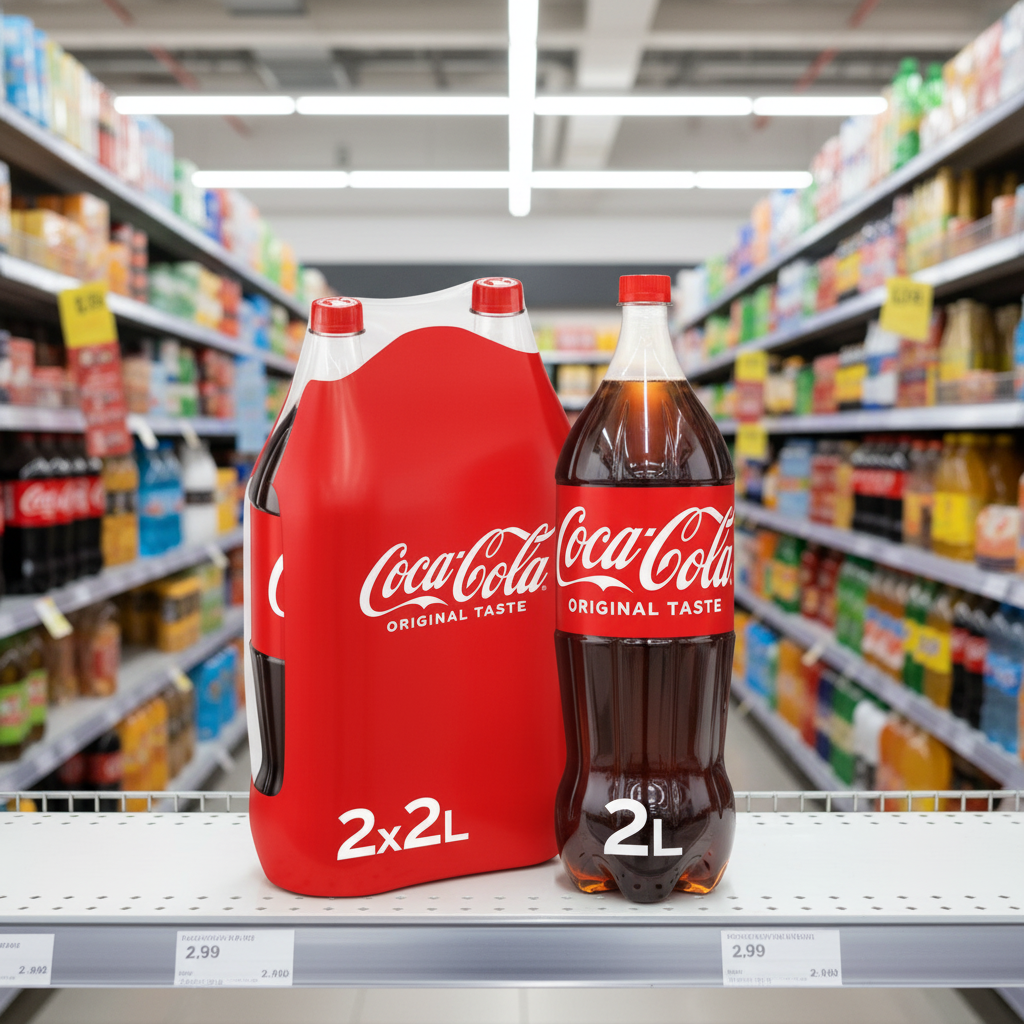 3 x Coca-Cola Original Taste 2X2L