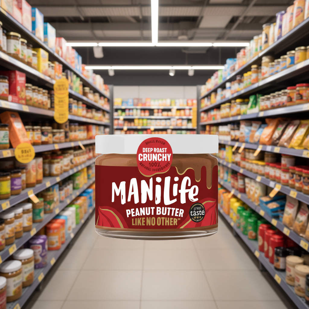 ManiLife Deep Roast Crunchy Peanut Butter - 275g