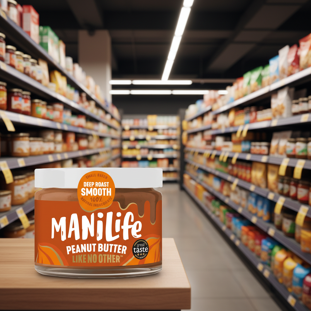 ManiLife Deep Roast Smooth Peanut Butter - 275g