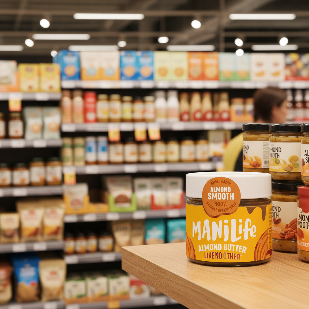 ManiLife Smooth Almond Butter - 160g