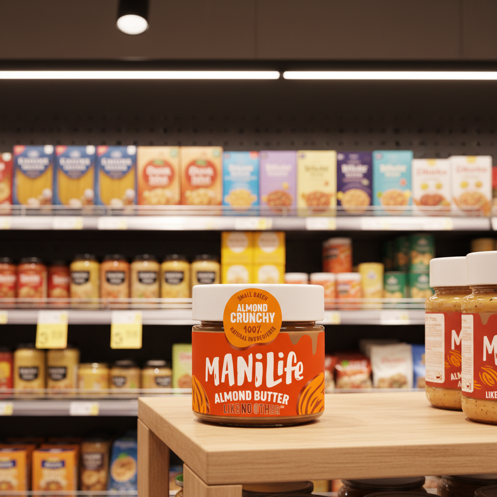 ManiLife Crunchy Almond Butter - 160g