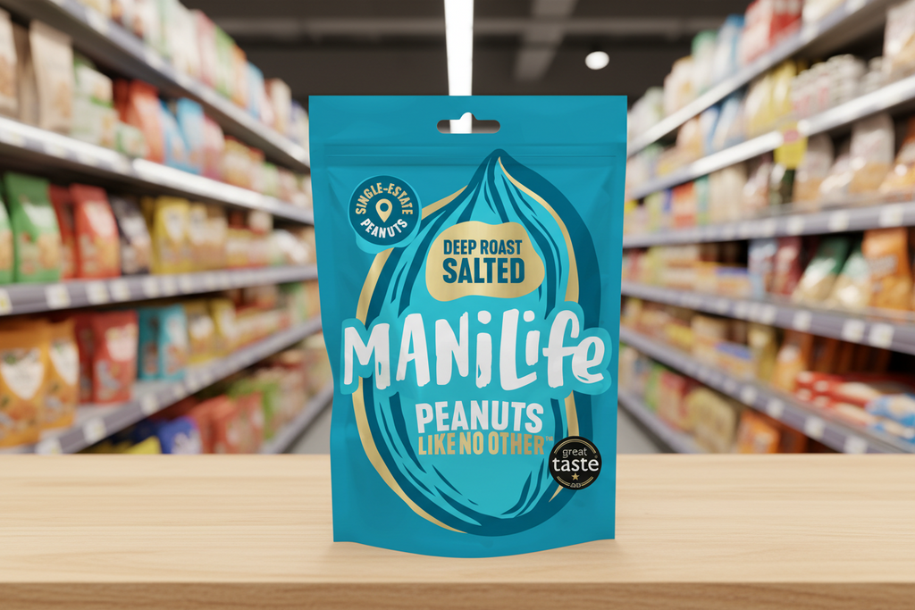 8 x ManiLife Deep Roast Salted Peanuts - 75g