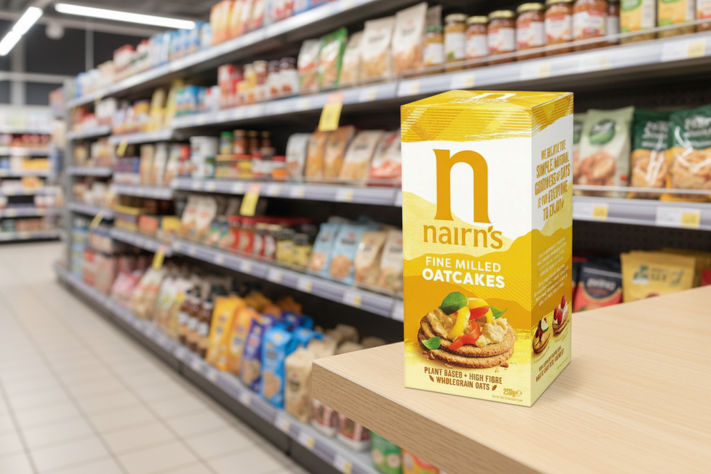 12 x Nairn's Fine Milled Oatcakes - 218g