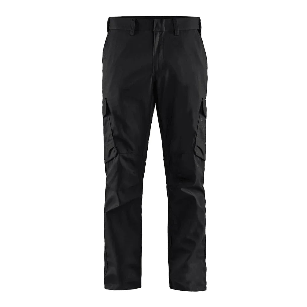 Blaklader 1444 Industry Stretch Trouser Black/Hi-Vis Yellow