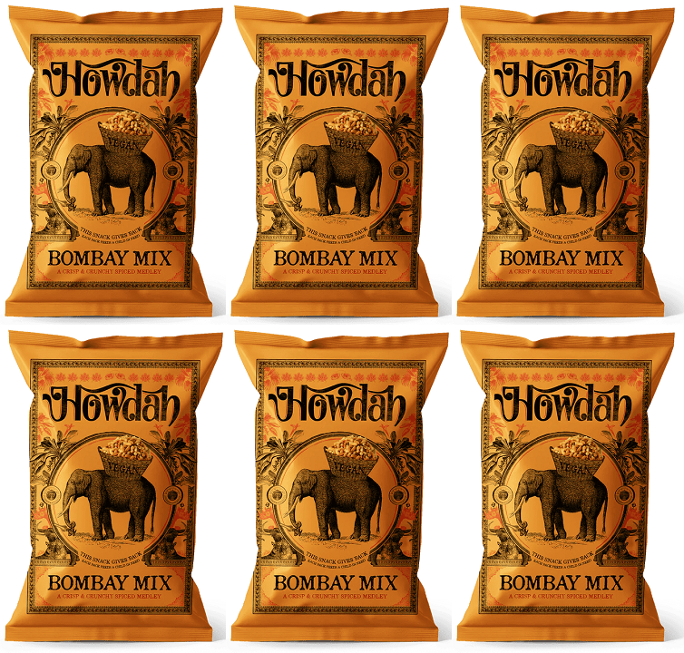 6 x Howdah Bombay Mix - 150g