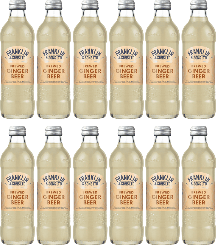 12 x Franklin & Sons Ginger Beer - 275ml