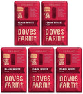 5 x Doves Farm Organic Plain White Flour - 1kg