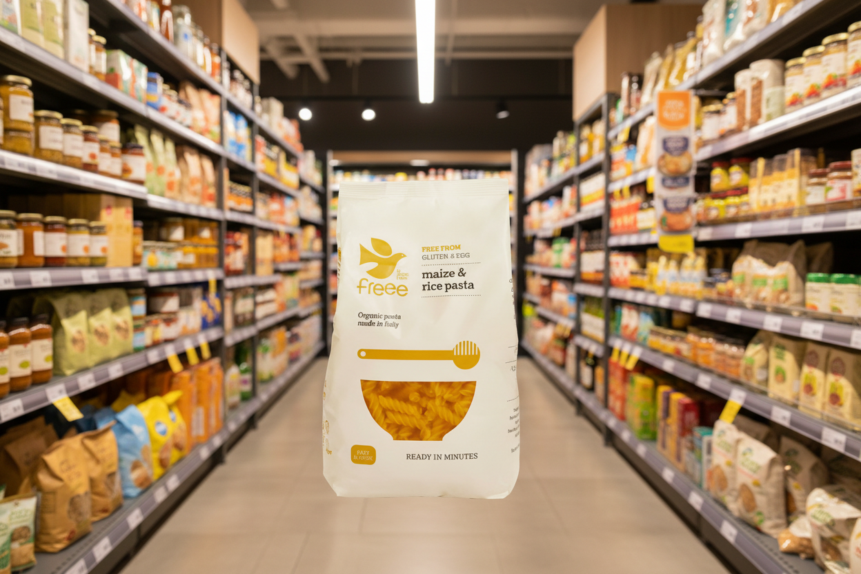 8 x Freee GF Organic Maize & Rice Fusilli Pasta - 500g