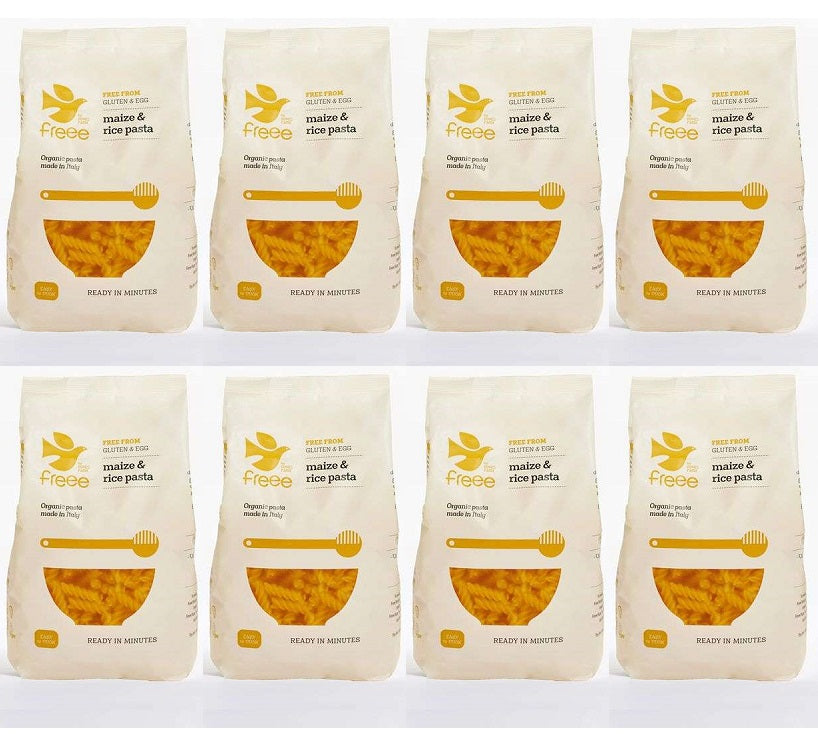 8 x Freee GF Organic Maize & Rice Fusilli Pasta - 500g