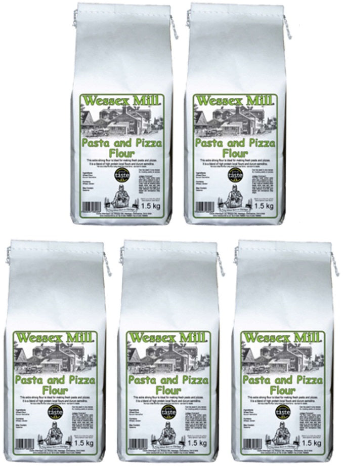 5 x Wessex Mill Pasta & Pizza Flour - 1.5kg