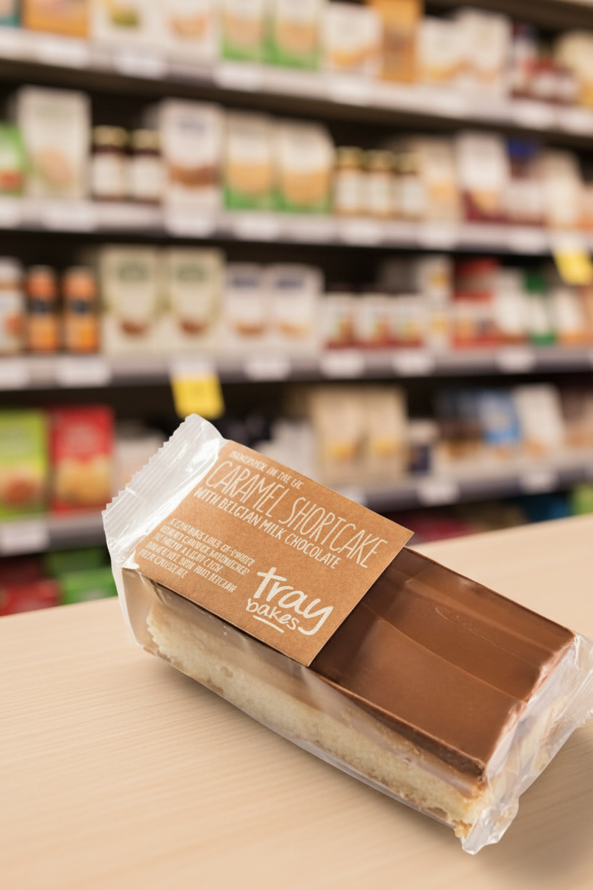Traybakes Caramel Shortcake with Milk Chocolate - 12g