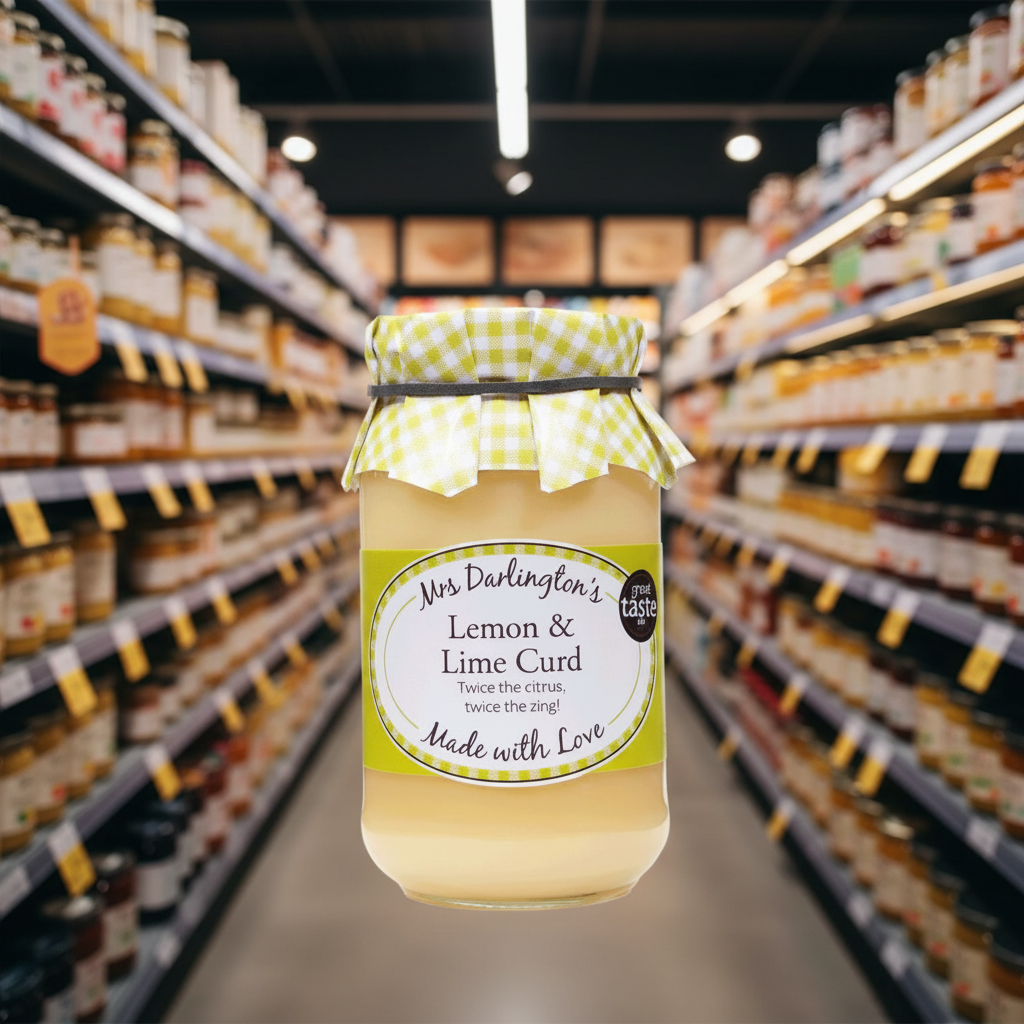 Mrs Darlington's Lemon & Lime Curd - 320g
