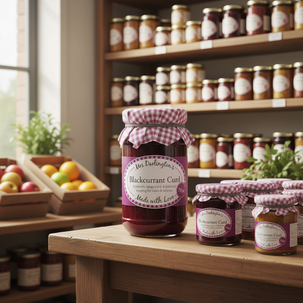 Mrs Darlington's Blackcurrant Curd - 320g