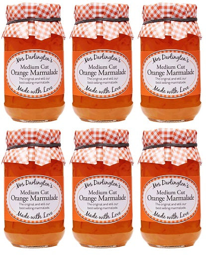 6 x Mrs Darlington's Medium Cut Orange - 340g
