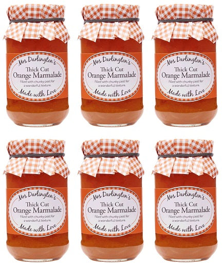 6 x Mrs Darlington's Thick Cut Orange - 340g