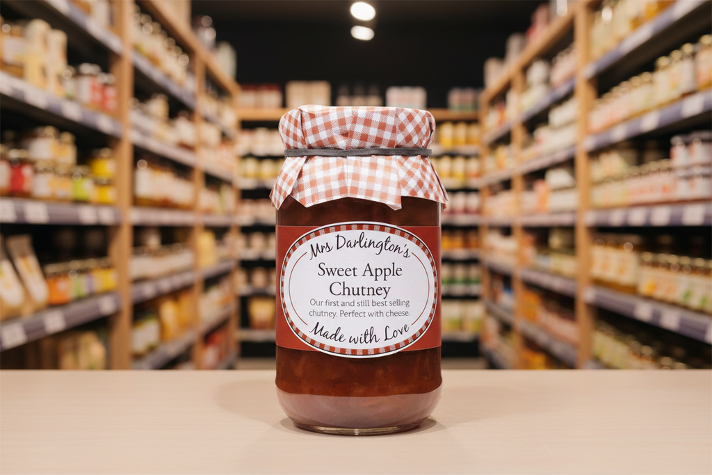 6 x Mrs Darlington's Sweet Apple Chutney - 312g