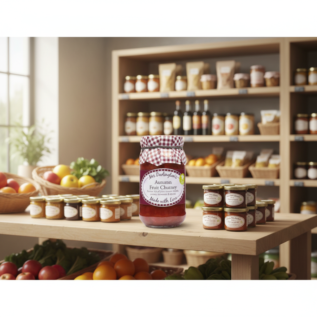 6 x Mrs Darlington's Autumn Fruit Chutney - 312g
