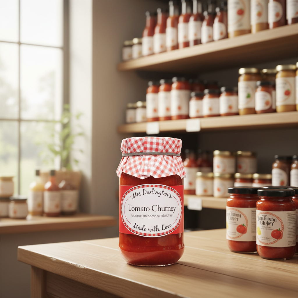 6 x Mrs Darlington's Tomato Chutney - 312g