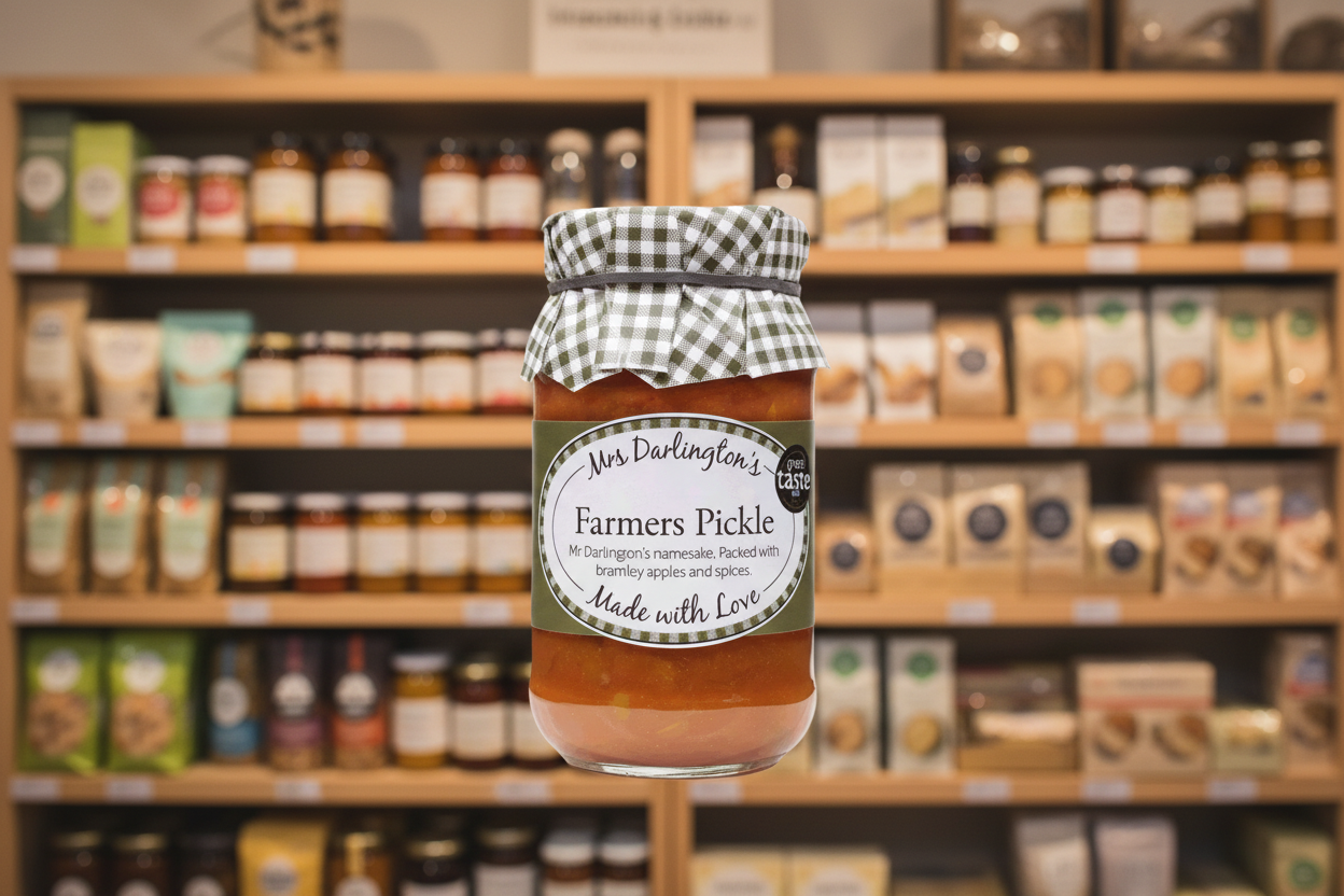 6 x Mrs Darlington's Farmer Tom's Pickle - 312g
