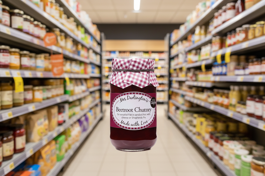 6 x Mrs Darlington's Beetroot Chutney - 312g