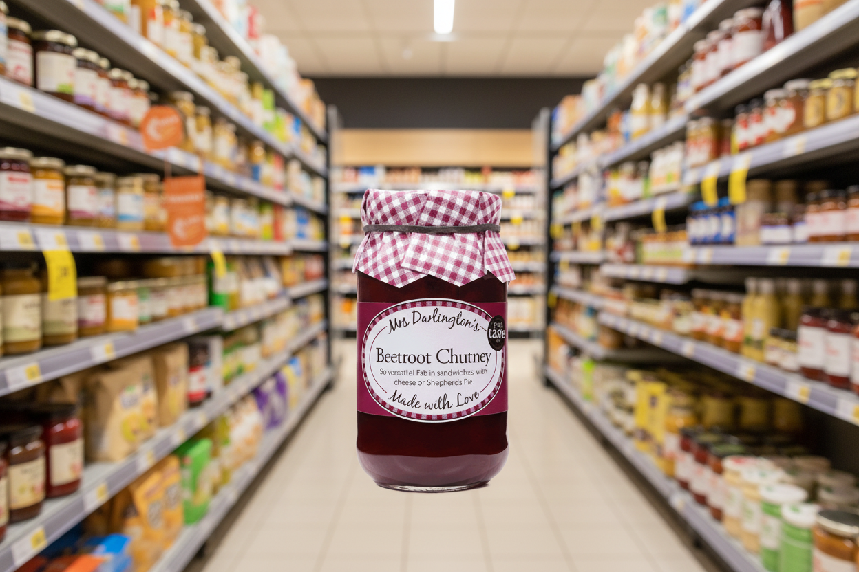 6 x Mrs Darlington's Beetroot Chutney - 312g