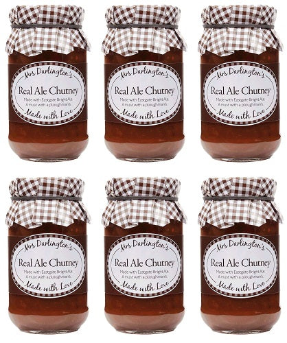 6 x Mrs Darlington's Real Ale Chutney - 300g
