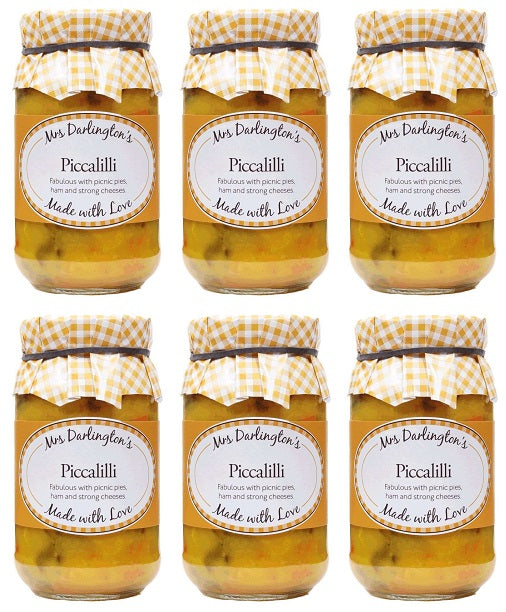 6 x Mrs Darlington's Piccalilli Chutney - 275g