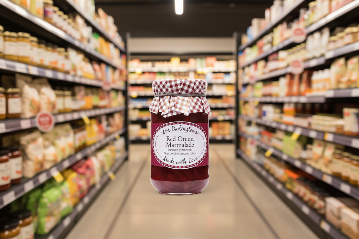 6 x Mrs Darlington's Red Onion Marmalade - 312g