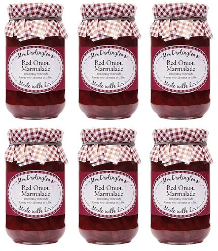 6 x Mrs Darlington's Red Onion Marmalade - 312g