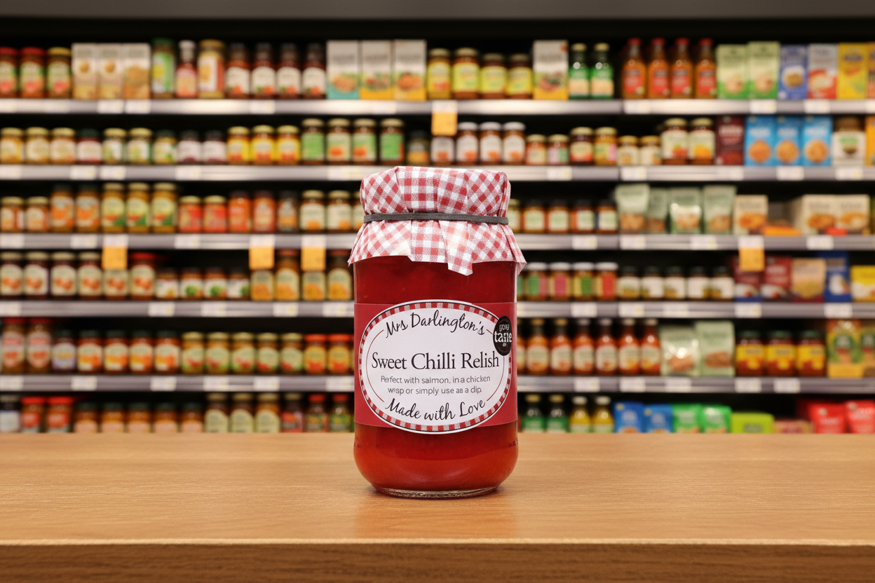 6 x Mrs Darlington's Sweet Chilli Relish - 330g