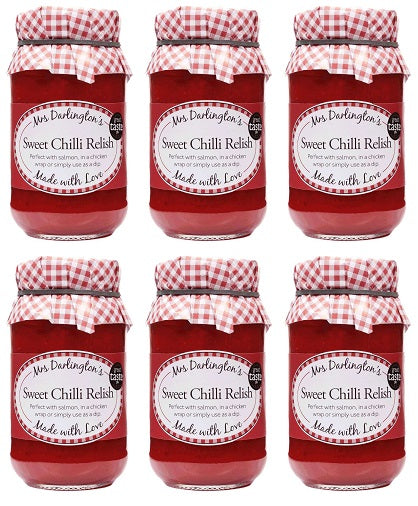 6 x Mrs Darlington's Sweet Chilli Relish - 330g