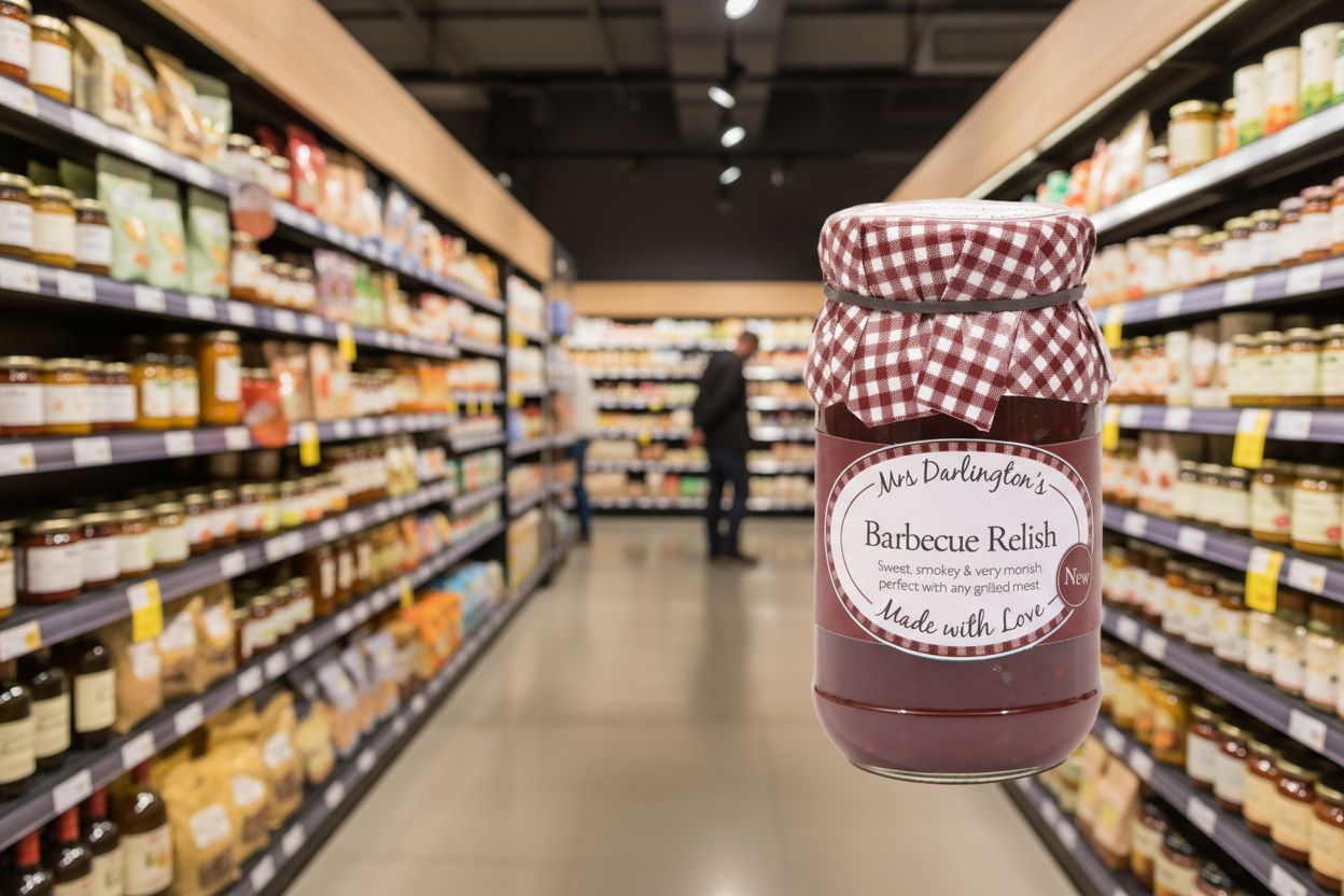6 x Mrs Darlington's Barbecue Relish - 312g