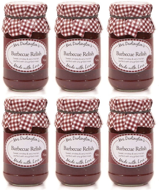 6 x Mrs Darlington's Barbecue Relish - 312g