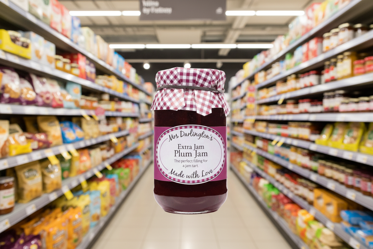 6 x Mrs Darlington's Plum - 340g