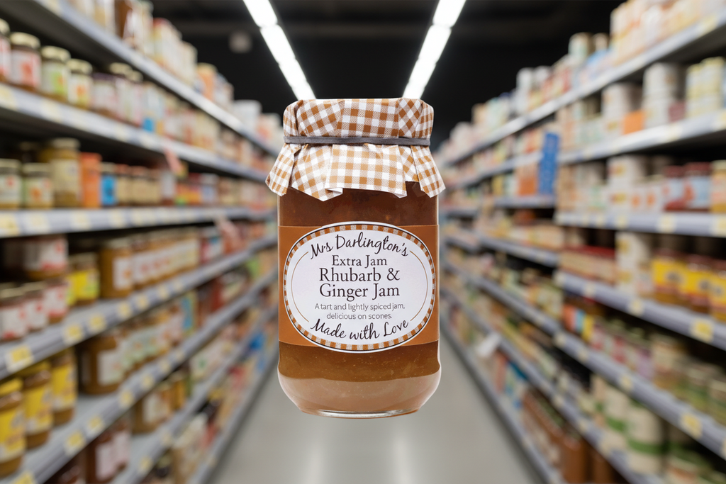 6 x Mrs Darlington's Rhubarb & Ginger - 340g