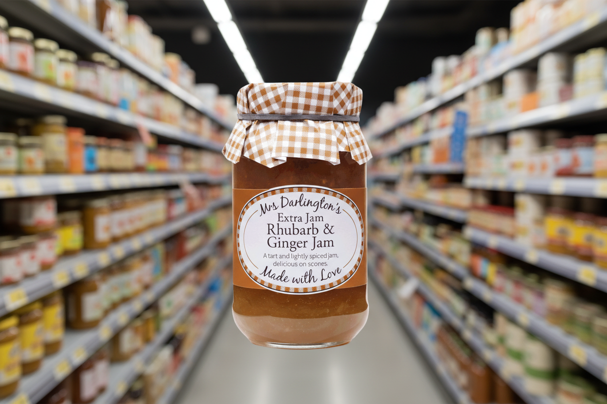 6 x Mrs Darlington's Rhubarb & Ginger - 340g