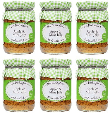 6 x Mrs Darlington's Apple & Mint Jelly - 212g