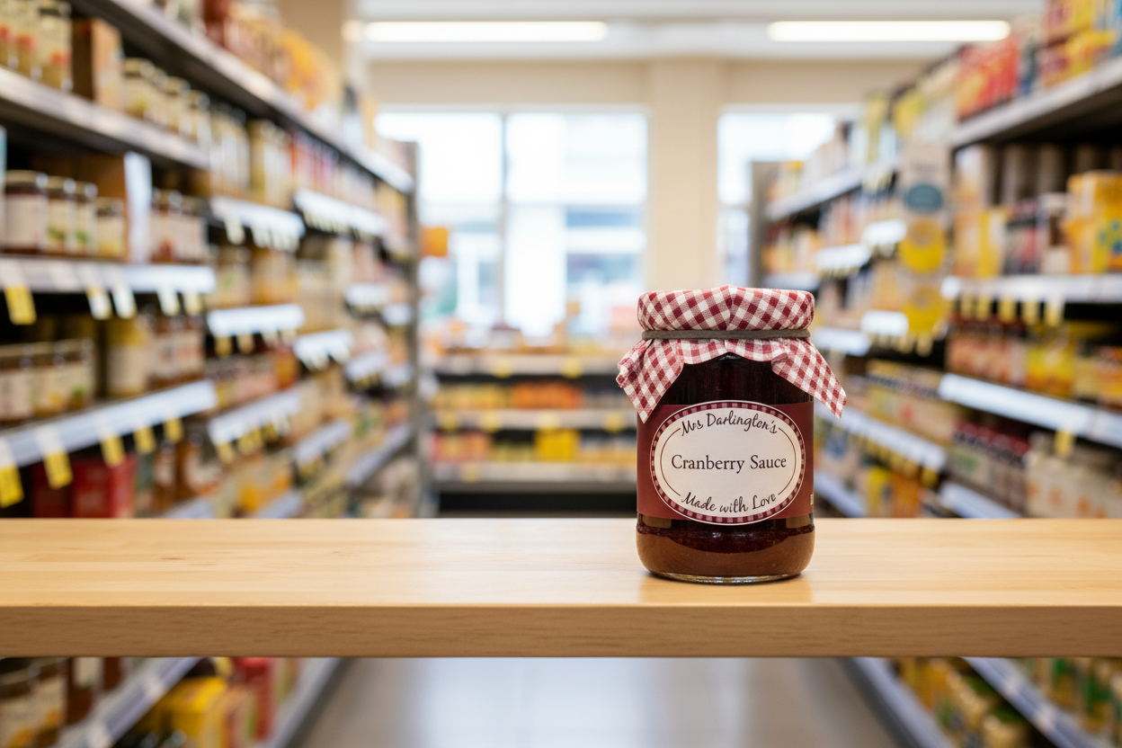 6 x Mrs Darlington's Cranberry Sauce - 200g