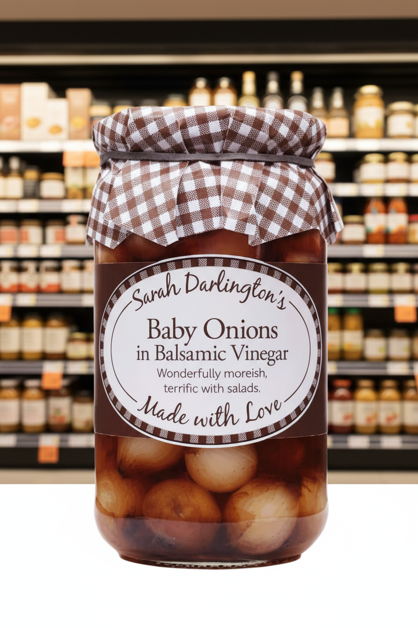 Sarah Darlington's Baby Onions in Balsamic Vinegar - 450g