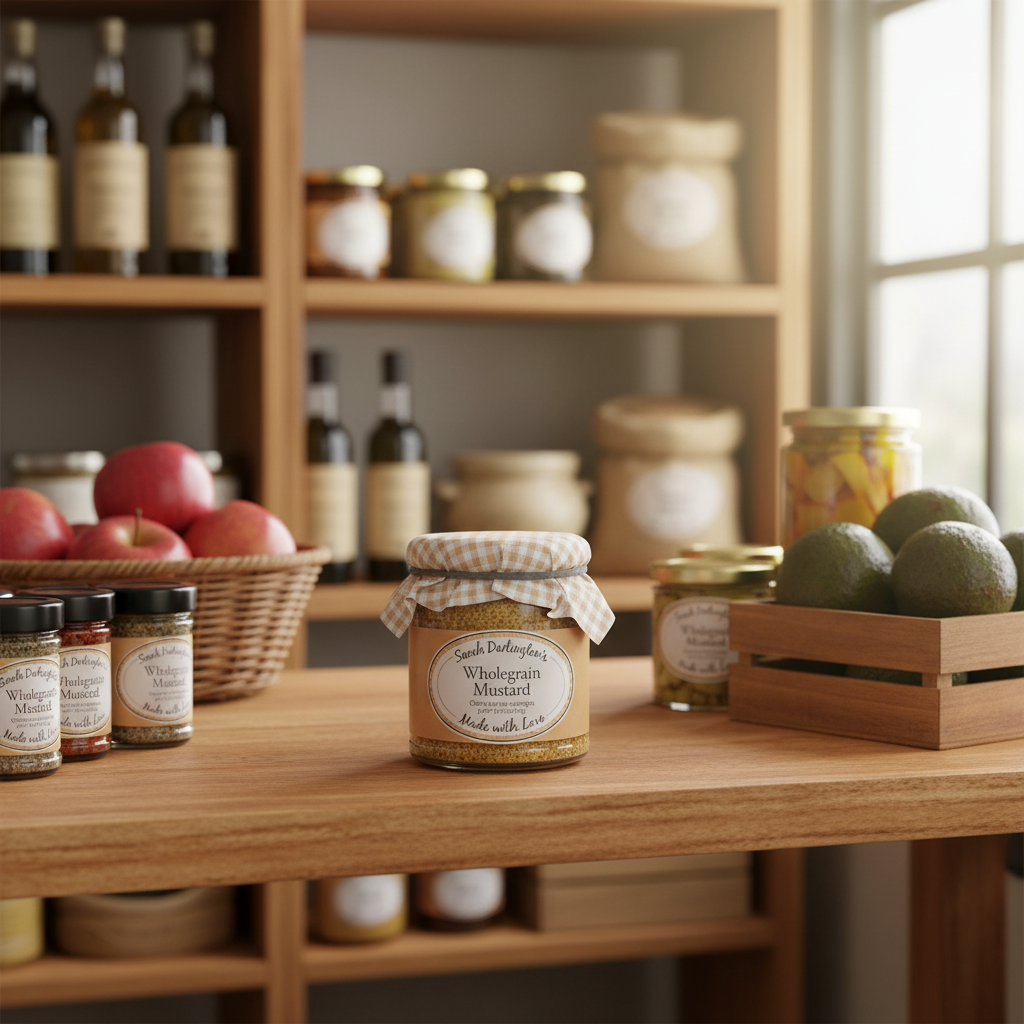 Sarah Darlington's Wholegrain Mustard - 160g