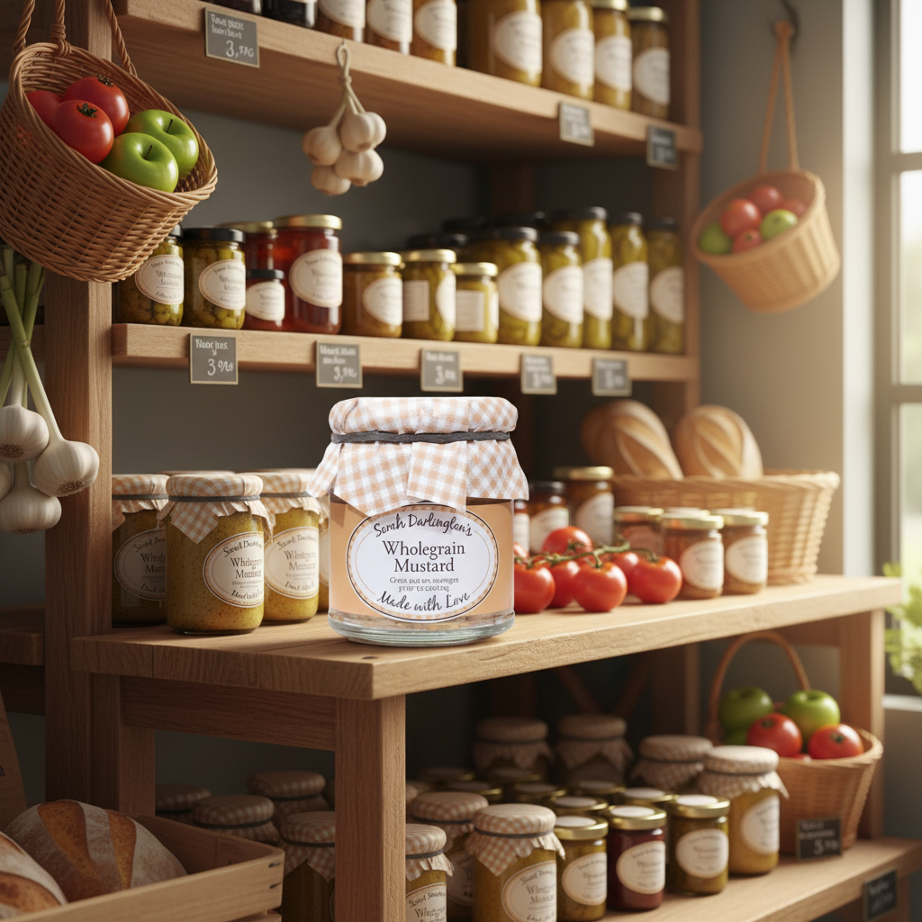 Sarah Darlington's Wholegrain Mustard - 160g