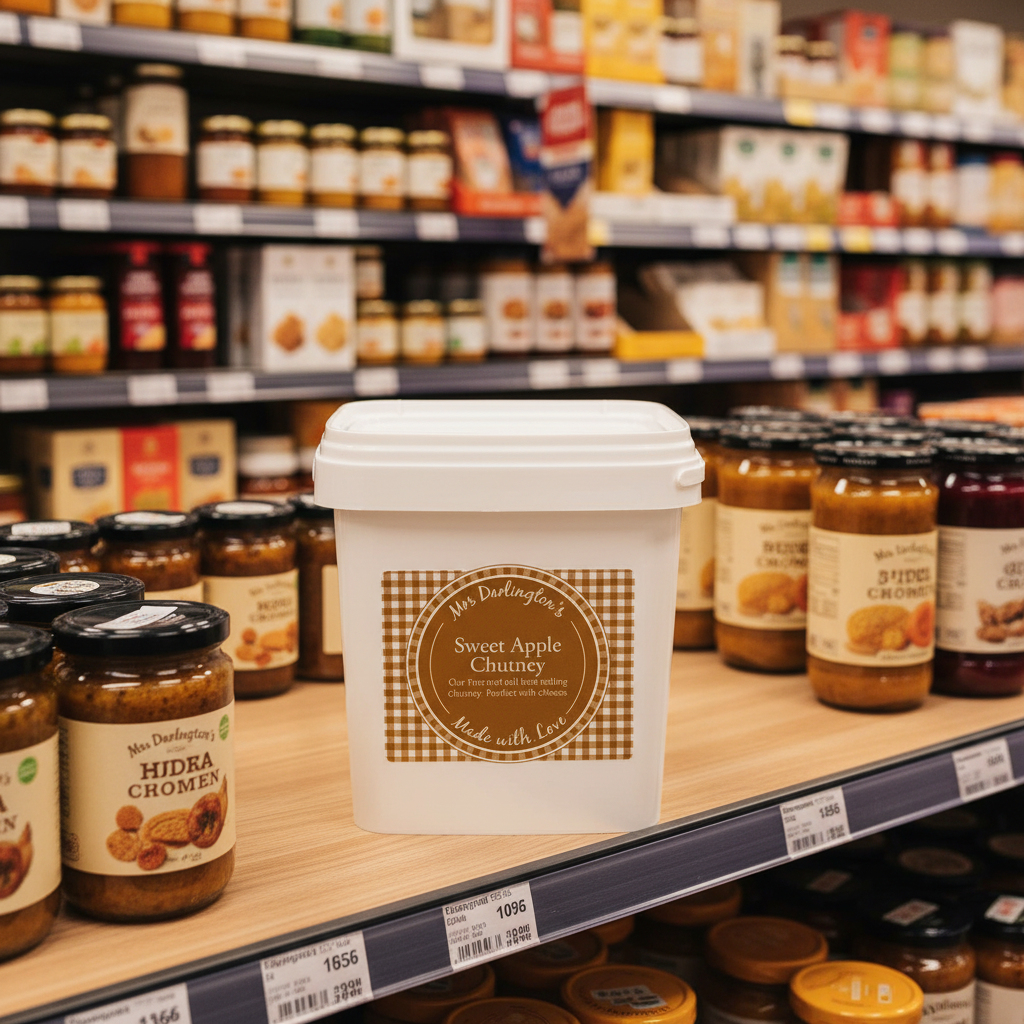 Mrs Darlington's Sweet Apple Chutney Catering Tub - 3kg