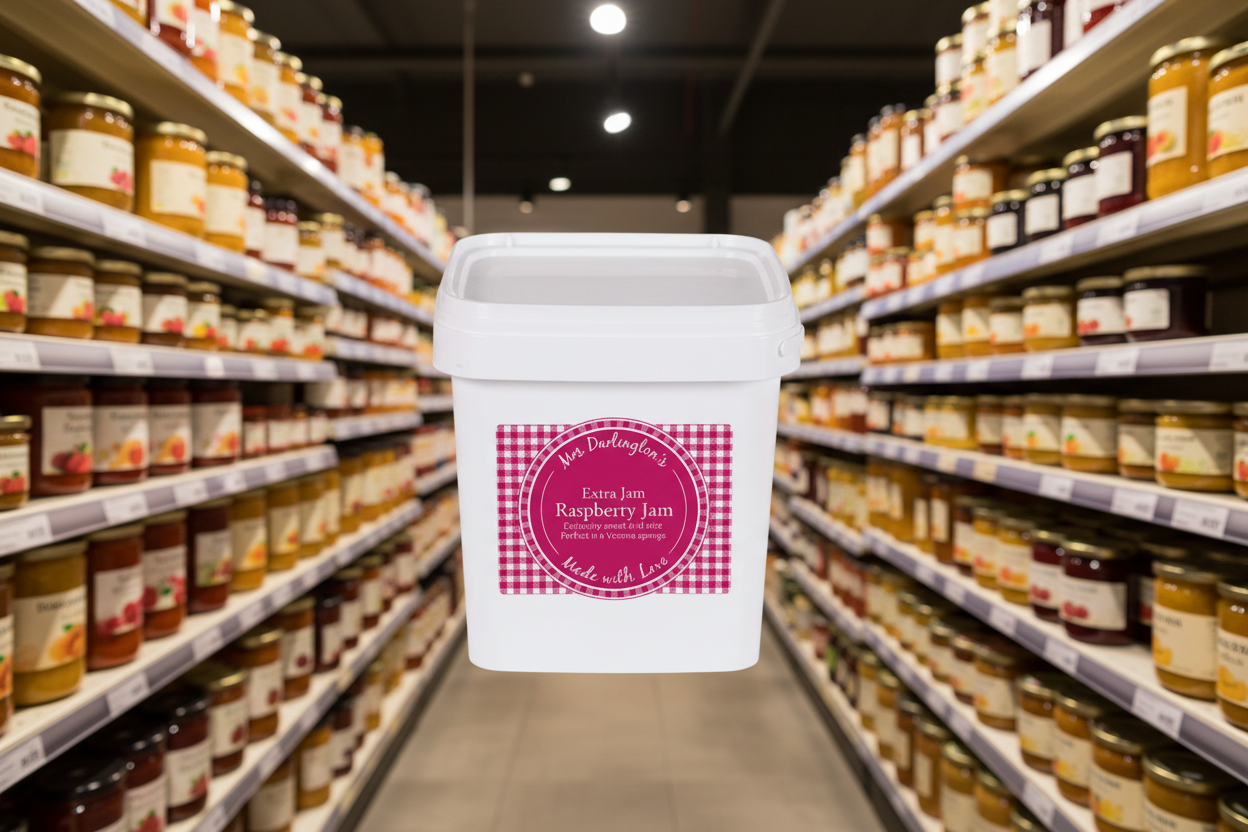 Mrs Darlington's Raspberry Jam Catering Tub - 3.4kg