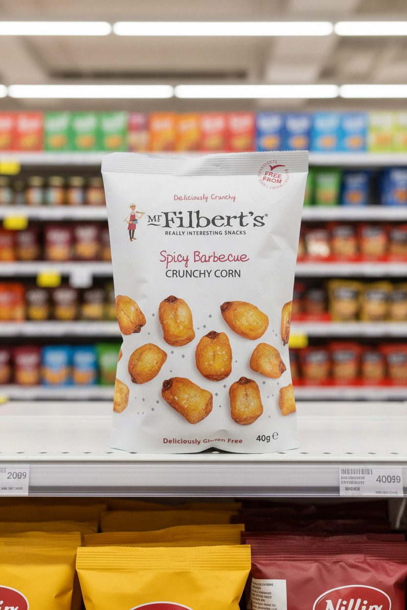 15 x Mr Filberts Crunchy Corn BBQ - 40g