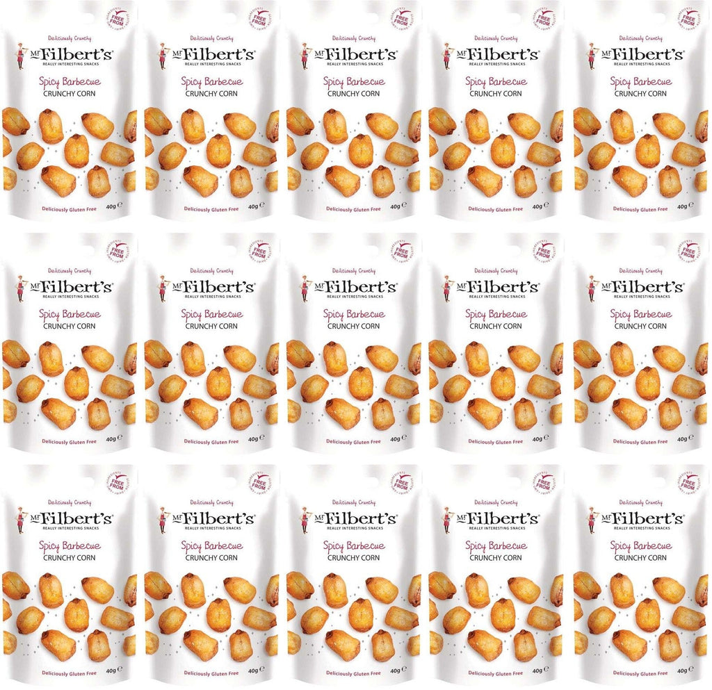 15 x Mr Filberts Crunchy Corn BBQ - 40g